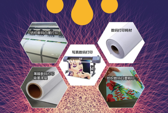纺织数码打印、吸墨涂层、写真转印等